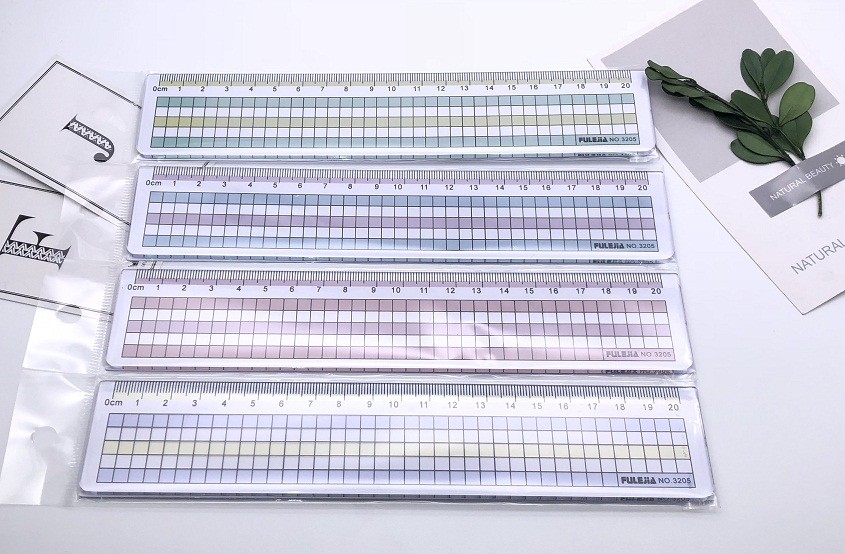 Fulejia 3205 20cm square Ruler Student office supplies Factory Direct sales detail image 1