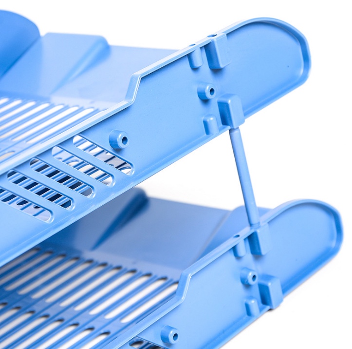 Self-produced and self-sold A428 two-layer fixed file tray, file bar, data file bar storage detail image 3