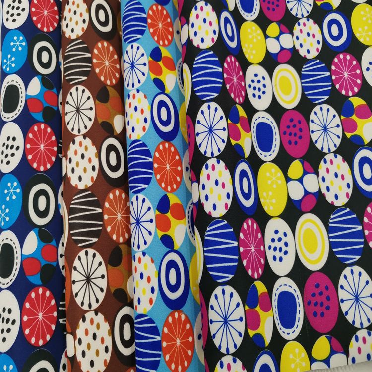 Direct sales from the manufacturer of peach-skin-fleece printed 026 bag and cosmetic bag materials