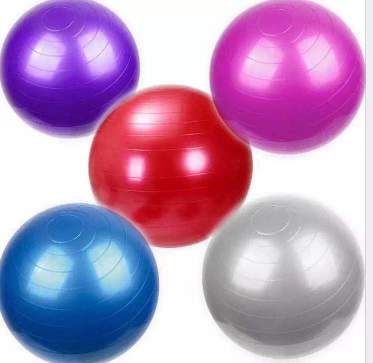75 cm fitness ball and yoga ball in mixed colors