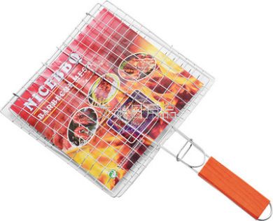 YFZ- Handle large 4 barbecue utensils BBQ Barbecue Accessories Outdoor iron plated barbecue net thumbnail
