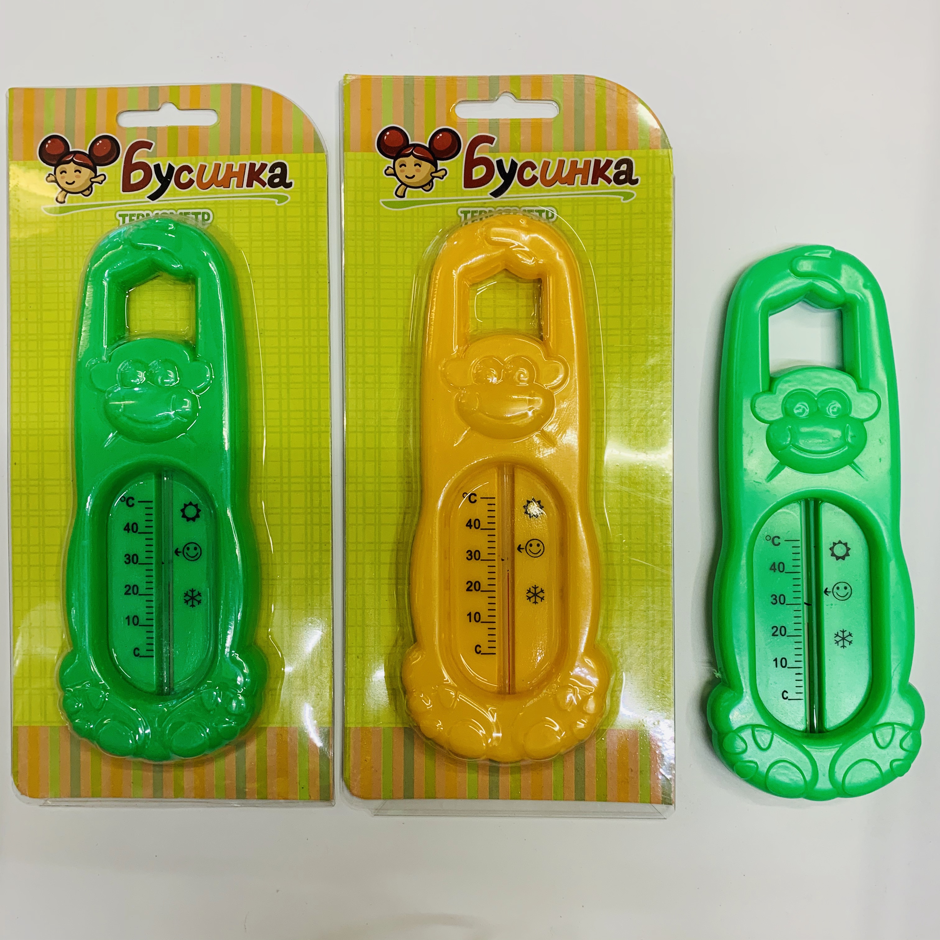 Plastic cartoon thermometer details Picture