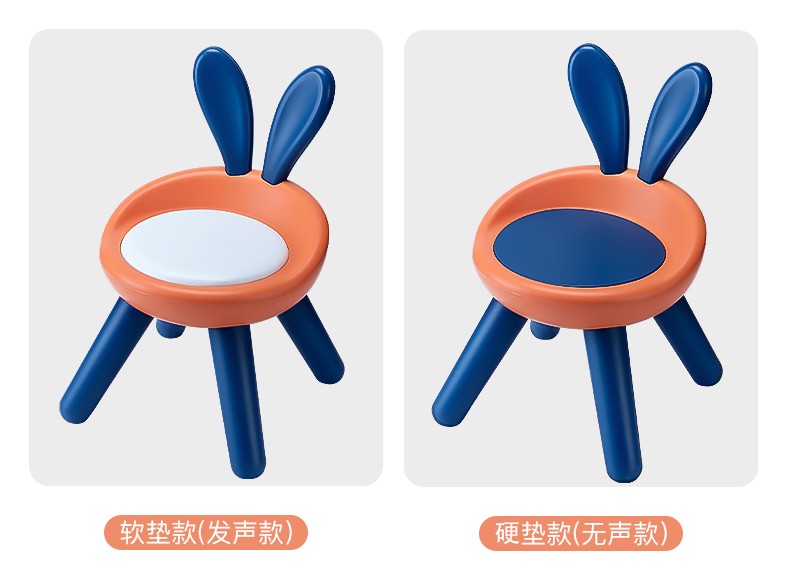Baby stools, children's backrest chairs, children's seats, home backrest chairs, call chairs, cartoon little stools for kindergartens detail image 7