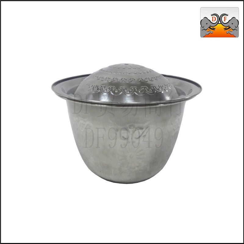 DF99049A型洗手碗压花鼓盖压花洗手碗平盖洗手碗DF TRADING HOUSE