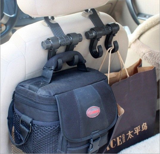 车用挂钩 汽车车内车载车用挂钩创意双挂钩汽车用品 汽车用品细节图