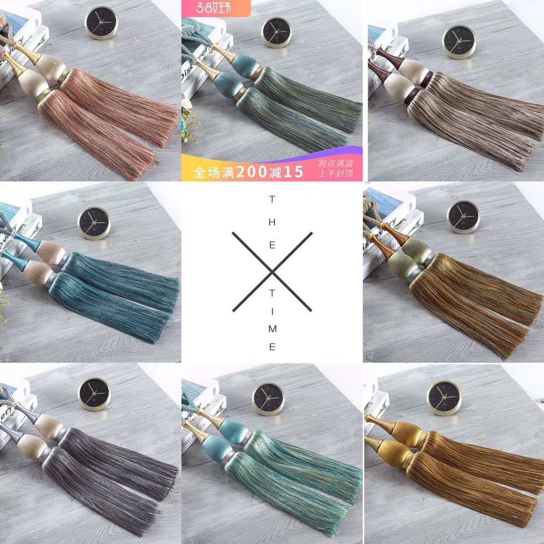 New curtain accessory straps are sold directly by the manufacturer, available for retail and wholesale. Any color can be mailed