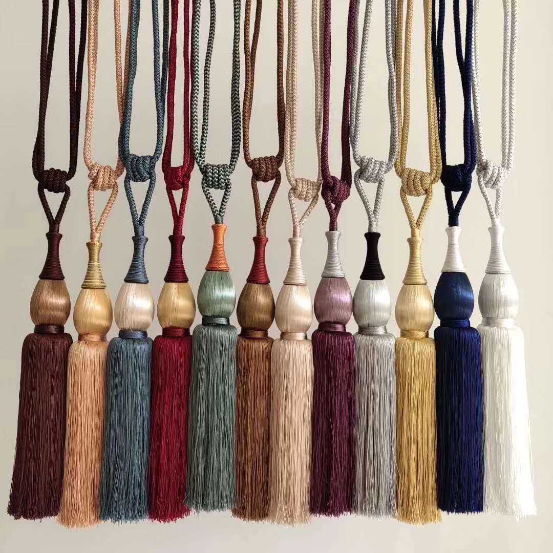 Curtain straps in multiple colors are available. New styles are sold directly by the manufacturer. Wholesale and retail are available. Any color can be mailed
