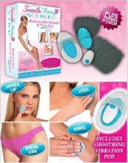 smooth away vibe TV Electric hair remover Vibrating hair remover