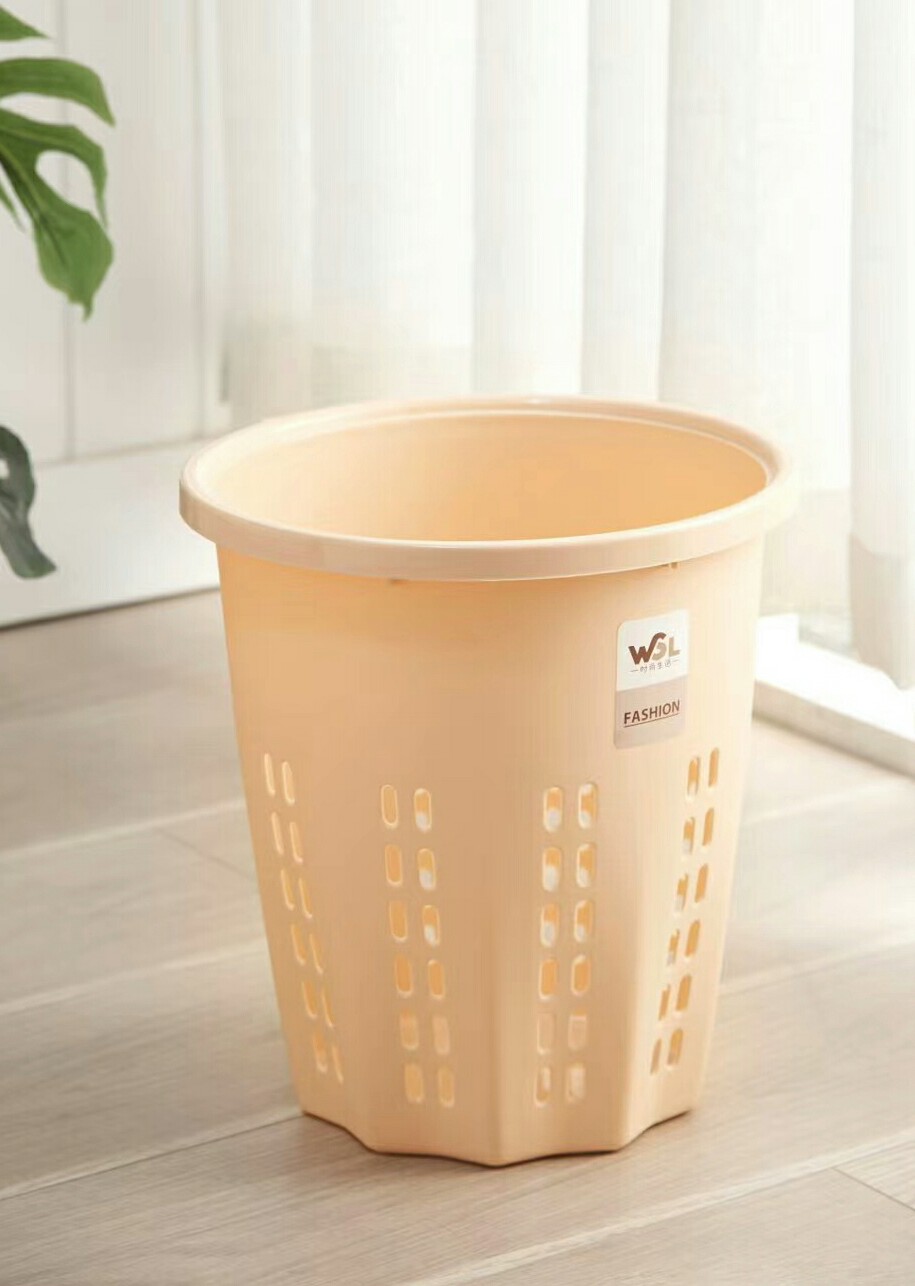 066磨砂镂空垃圾桶