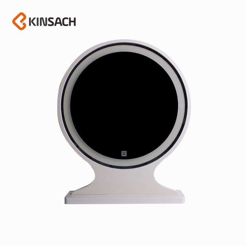 Makeup mirror Table type desktop led light Mirror Makeup mirror with light Dorm room home vanity mirror light