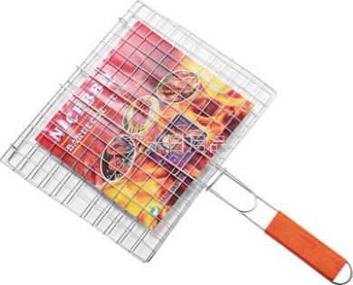 YFZ- Handle medium plate grill, wire grill, BBQ barbecue clip outdoor supplies