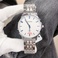 龙波正品银色钢带防水男士手表 爸爸手表 中老年经典手表男表图