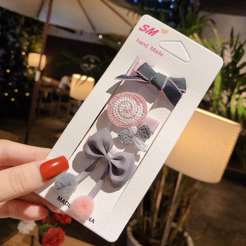 网红卡通头饰发夹发卡头绳儿童发饰套装详情图5