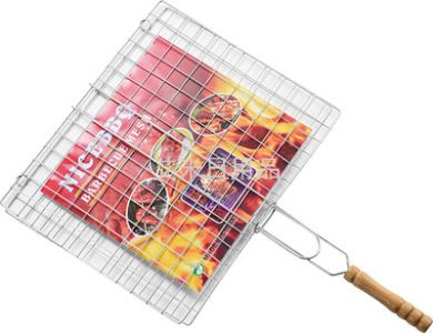 YFZ- Round handle medium Plate Fish Grill Grill BBQ Grill accessories thumbnail