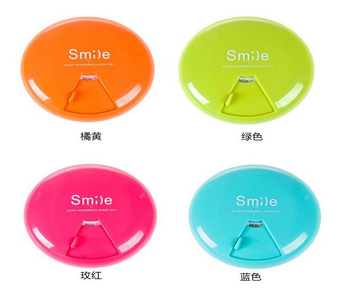 Travel pillbox Portable weekly pillbox daily necessities