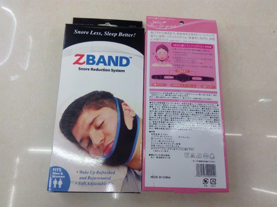 Slimming face, anti-snoring device, anti-snoring band, chin band, and snoring band Specification image