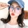 新款方形塑料平光眼镜架防蓝光可配近视眼镜框潮流韩版眼镜图