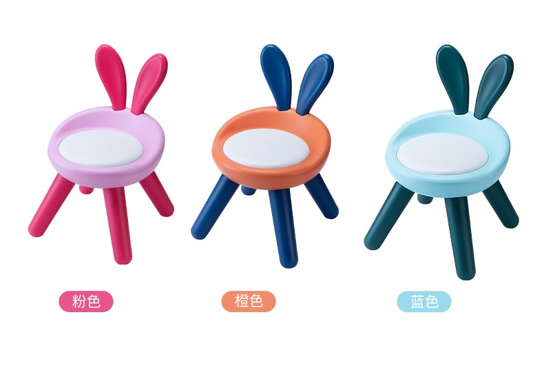 Baby stools, children's backrest chairs, children's seats, home backrest chairs, call chairs, cartoon little stools for kindergartens detail image 13
