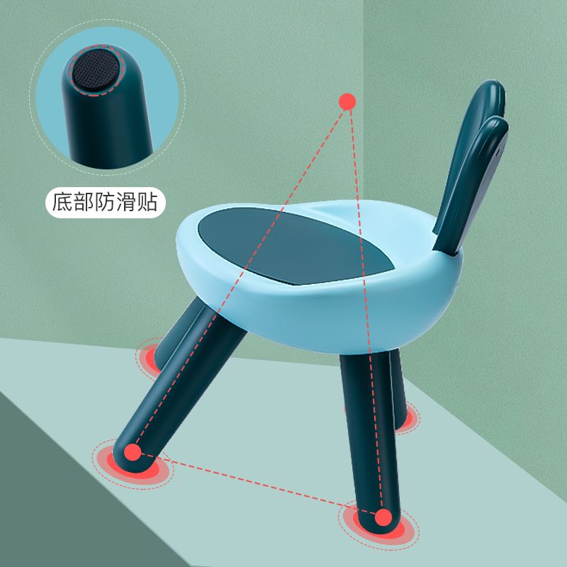 Baby stools, children's backrest chairs, children's seats, home backrest chairs, call chairs, cartoon little stools for kindergartens details Picture