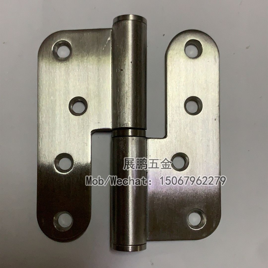 4 "stainless steel removable thick hinge with rounded corners details Picture