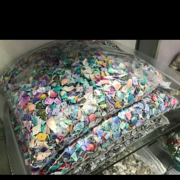 混色贝壳片工艺品装饰品饰品配件产品图