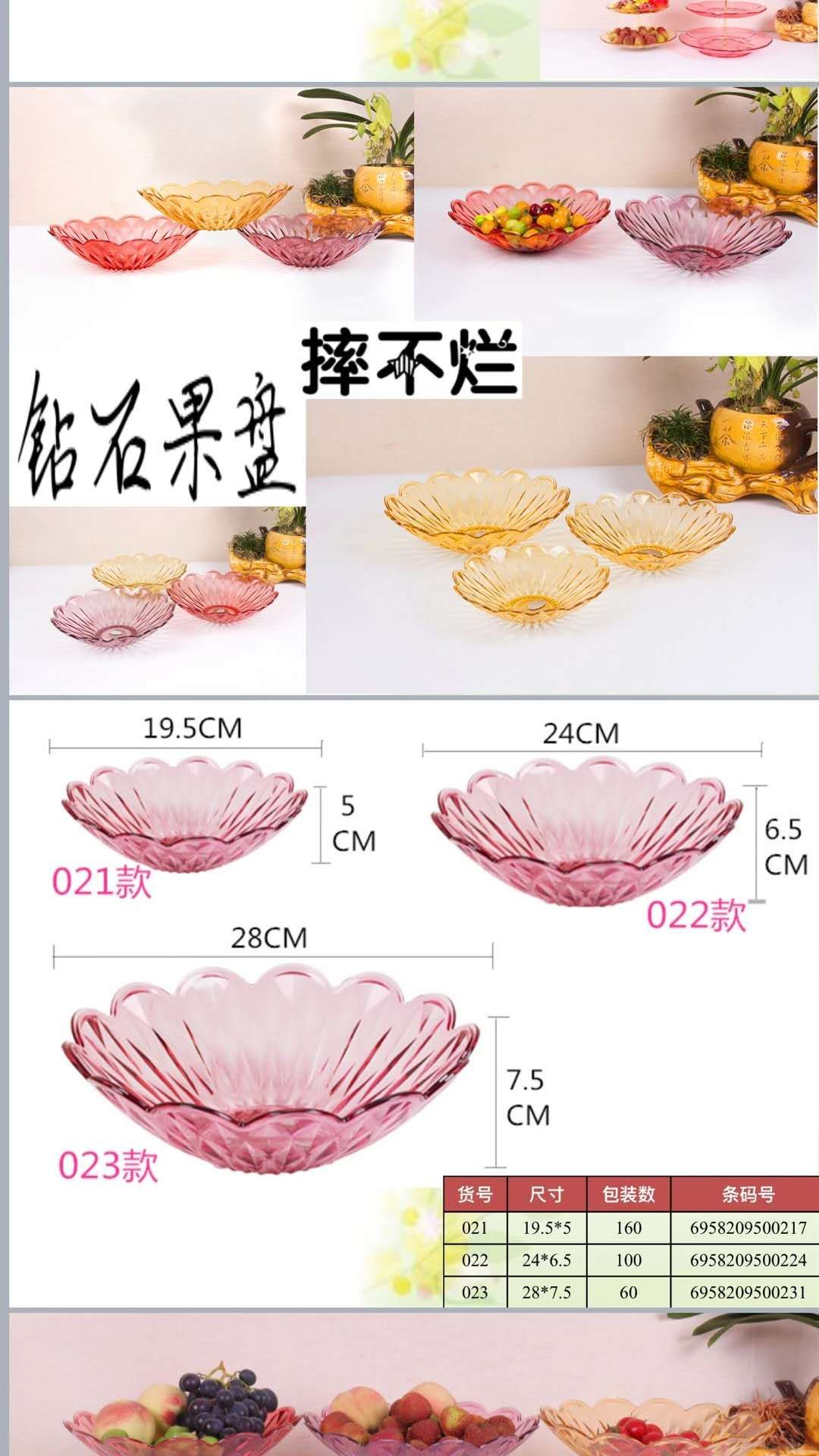 水果盘客厅/点心蛋糕盘子产品图