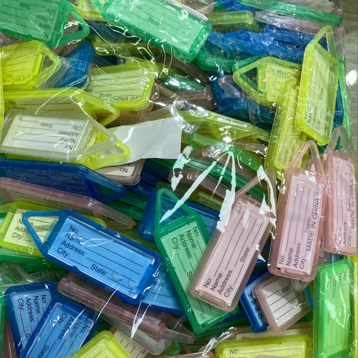 B1015一1 分类钥匙锁匙号码牌卡通卡片牌标签吊牌工作贴纸牌宾馆号牌环标记