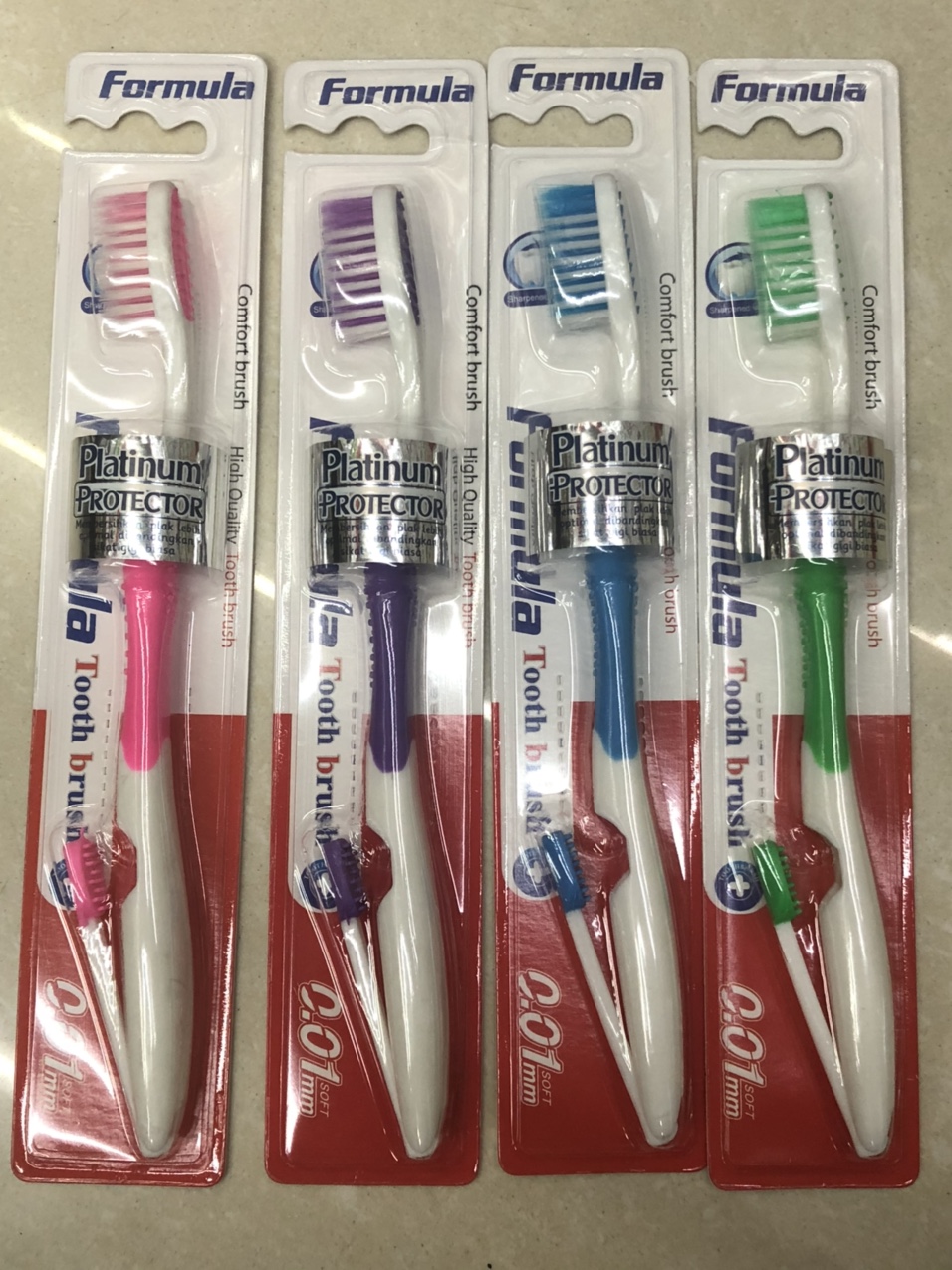 Brush toothbrush with tongue thumbnail