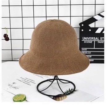 Woolen hat for women, Korean solid color, versatile knitted woolen fisherman's hat, thickened and warm for autumn and winter, ins trendy basin hat undefined
