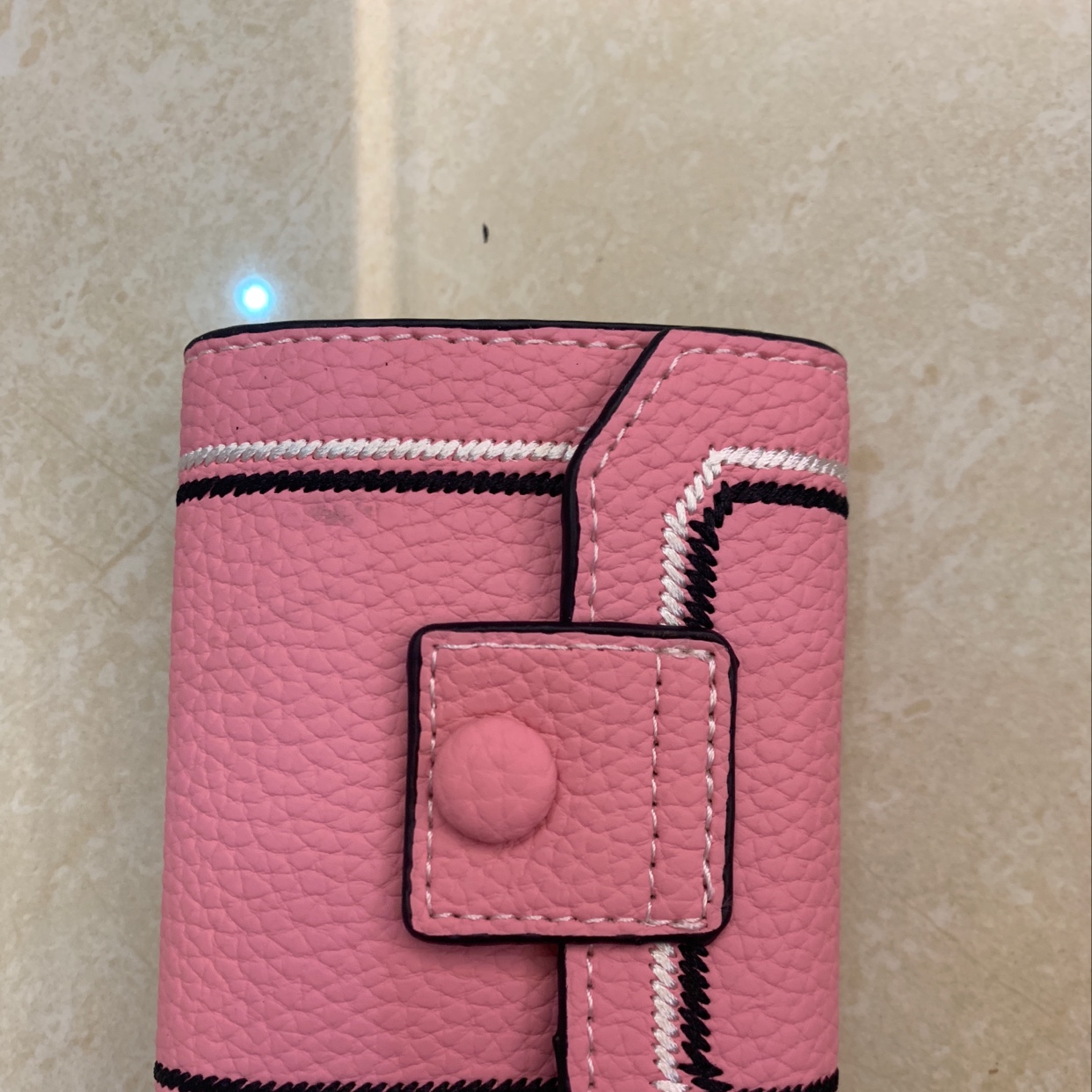 The new pink card case