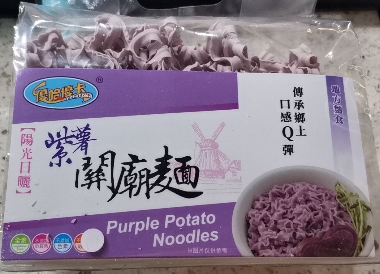 优哈优卡关庙面（紫薯味）详情图1