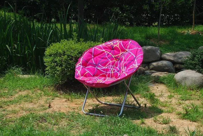 Large moon chair, radar chair, folding chair, lazy sofa, semi-circular chair, sun leisure backrest chair detail image 3