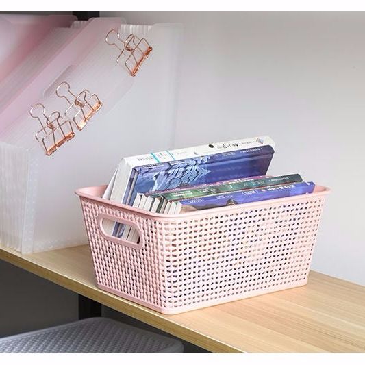 Desktop File Storage Basket File Storage Basket Office Storage Basket Plastic File Basket Magazine Storage Box Specification drawing
