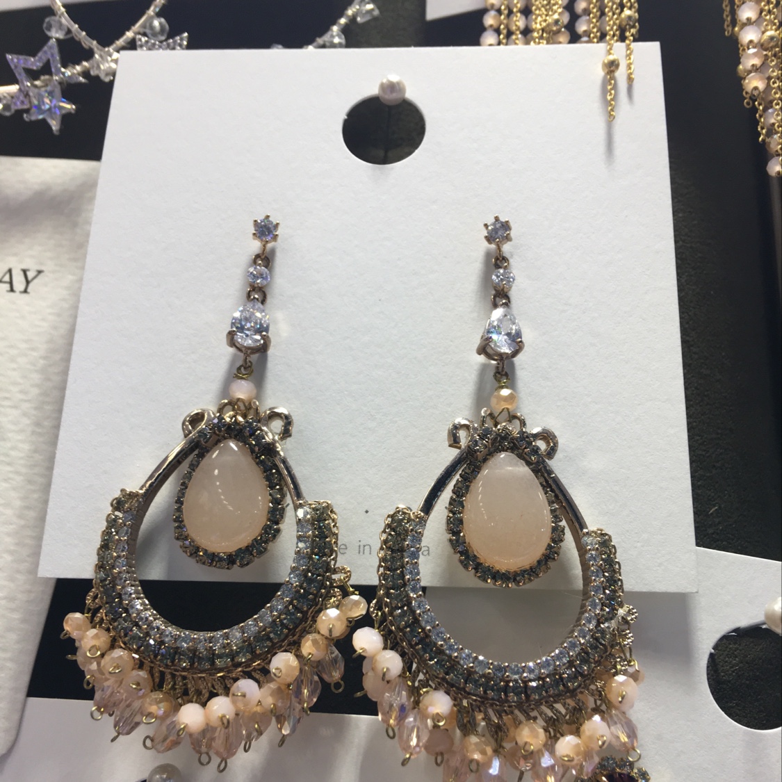 韩国代购耳环925银针