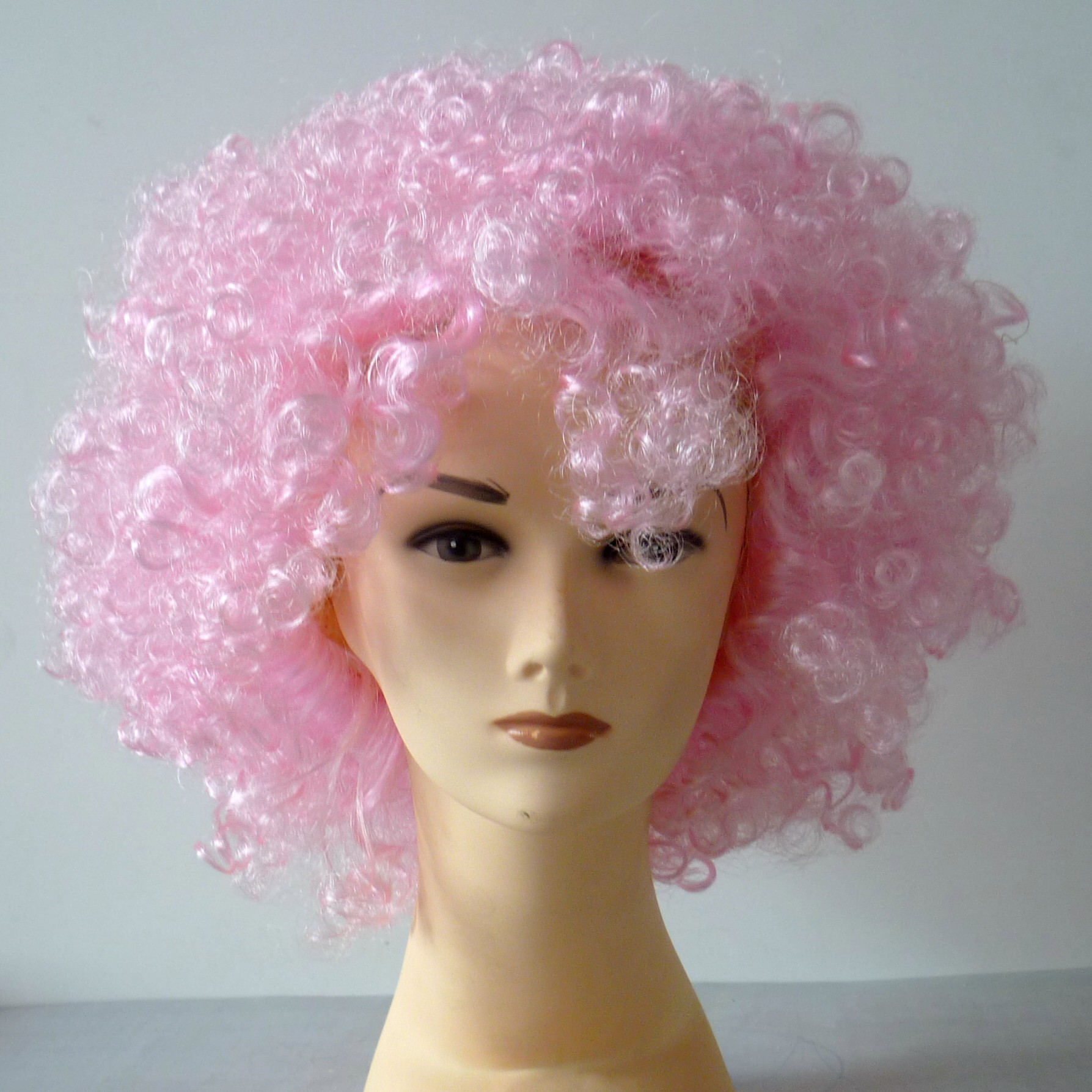 Qianfang Festival wig hat, monochrome fan wig, cheerleading cosplay wig for watching ball games 5643 pic 3
