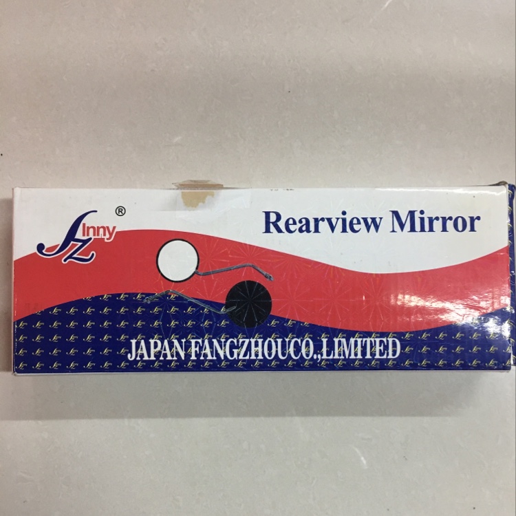 Motorcycle rearview mirror full figure