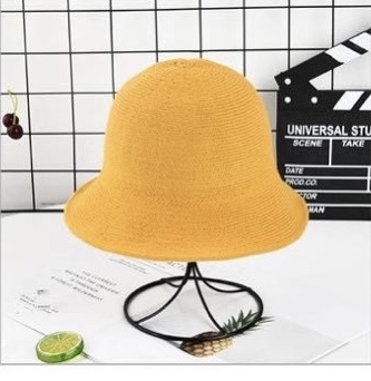 Woolen hat for women, Korean solid color, versatile knitted woolen fisherman's hat, thickened and warm for autumn and winter, ins trendy basin hat Item Picture