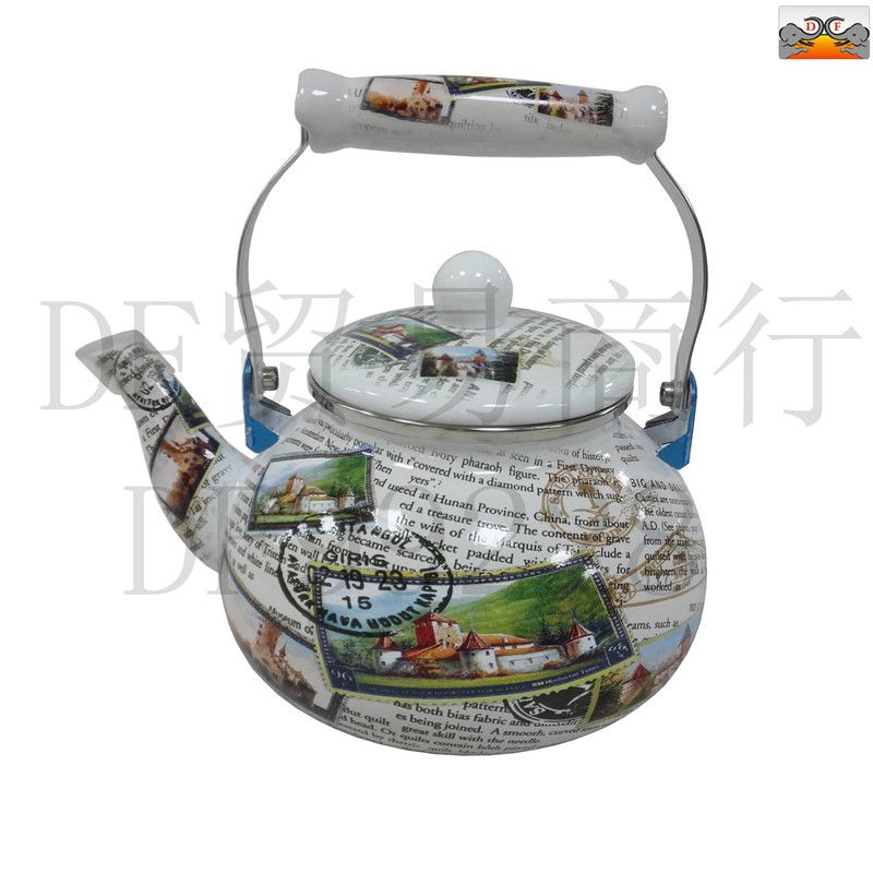 DF99228    土耳其壶  烧水壶 贴花水壶 厨房酒店用品    DF TRADING HOUSE