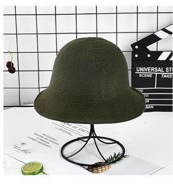 Woolen hat for women, Korean solid color, versatile knitted woolen fisherman's hat, thickened and warm for autumn and winter, ins trendy basin hat undefined