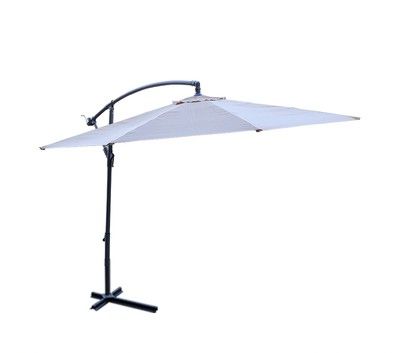 户外遮阳香蕉伞侧边伞露天咖啡店花园休闲室外大太阳伞中柱伞细节图