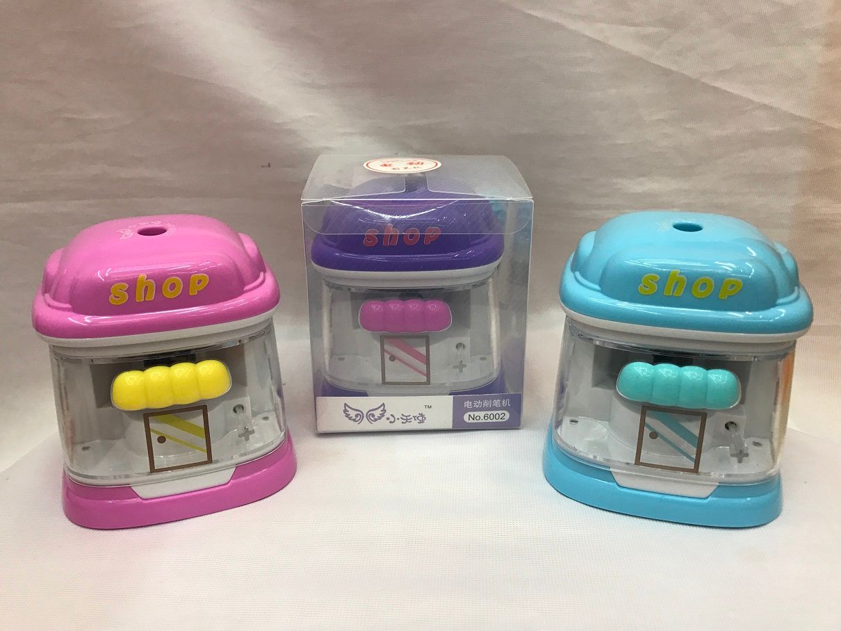 Bobao 6002 Electric Pen sharpener - Fully Automatic Student Stationery (without battery)