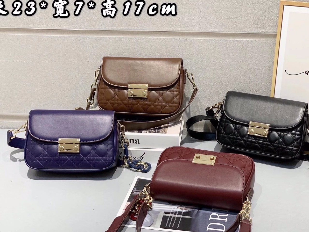 Cross-body leather bag thumbnail