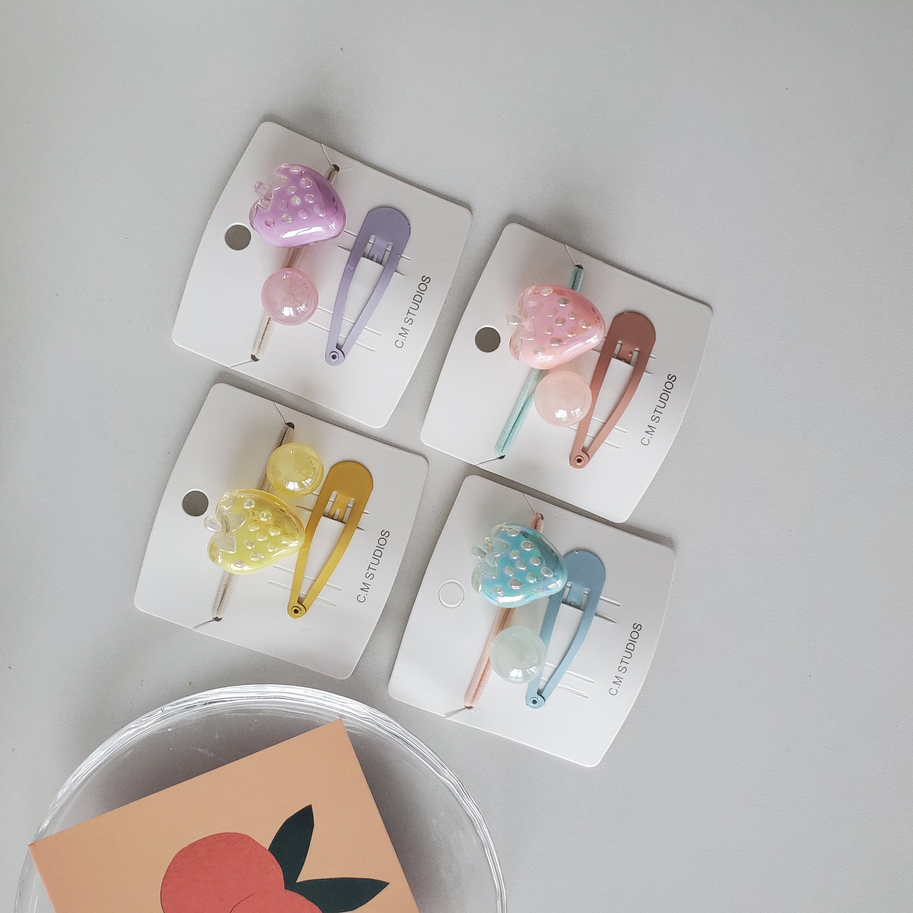 Yiwu's best-selling InS-style Korean-style hair bands and hair accessories are sold directly by the manufacturer. 2 cards detail image 1