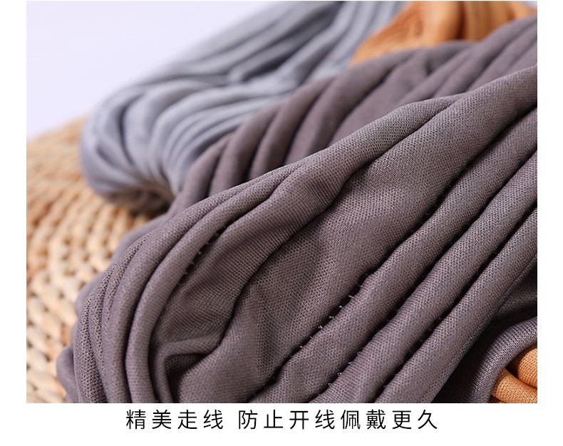 Hao Hao Headscarf Manufacturers Direct Indian Hat Headscarf Hat Aliexpress Foreign Trade Milk Silk Hat Sports Casual Hat Yoga Hat Item Picture