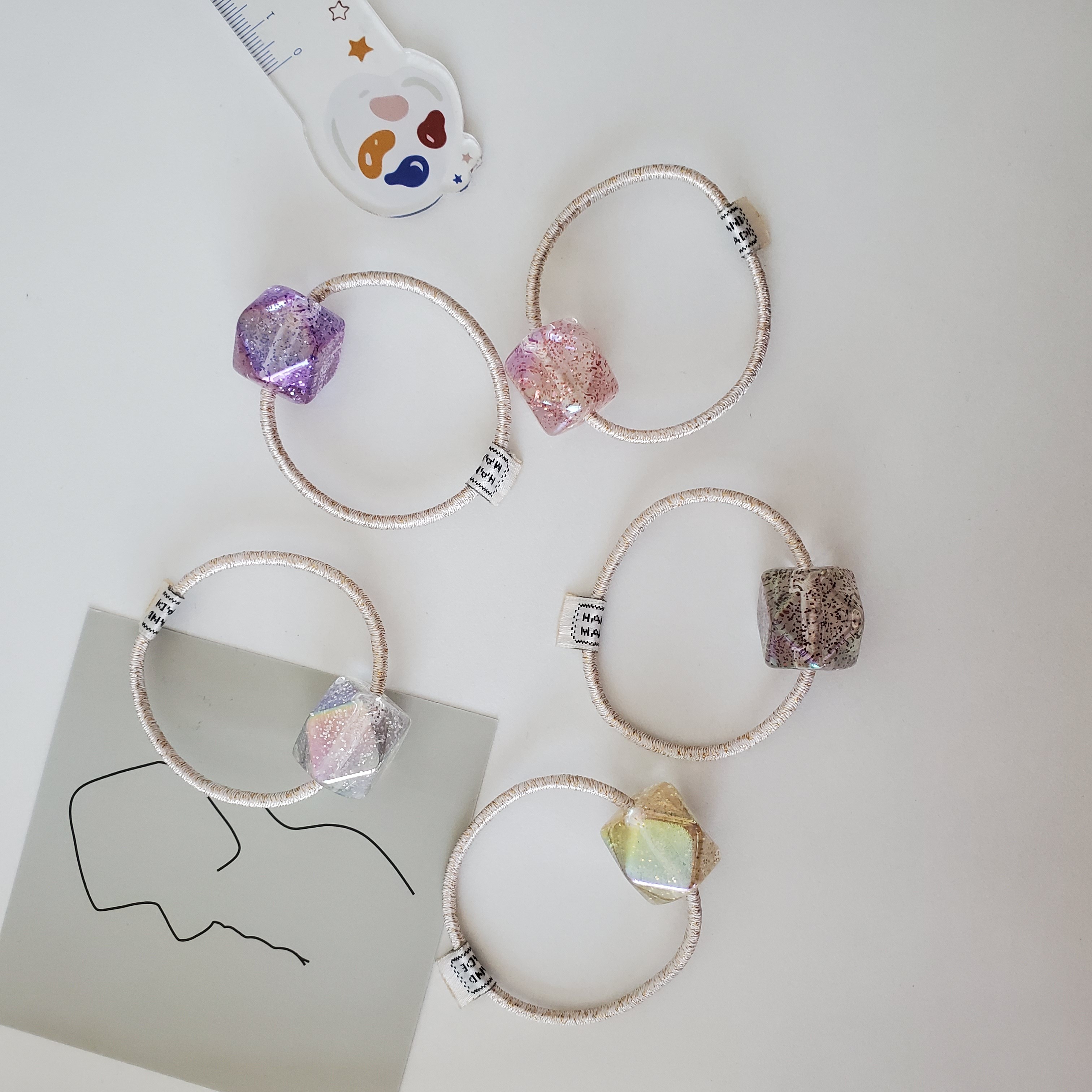 Yiwu's top-selling Korean-style children's and girls' hair accessories and hair bands, InS-style bestsellers, set of 6 detail image 8