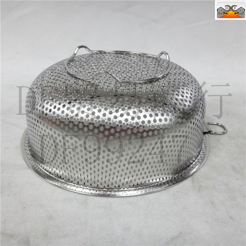 DF99231     双耳密孔多用篮精品不锈钢双耳冲孔篮 家用多尺寸 沥水淘米 果蔬篮DF TRADING HOUSE详情9