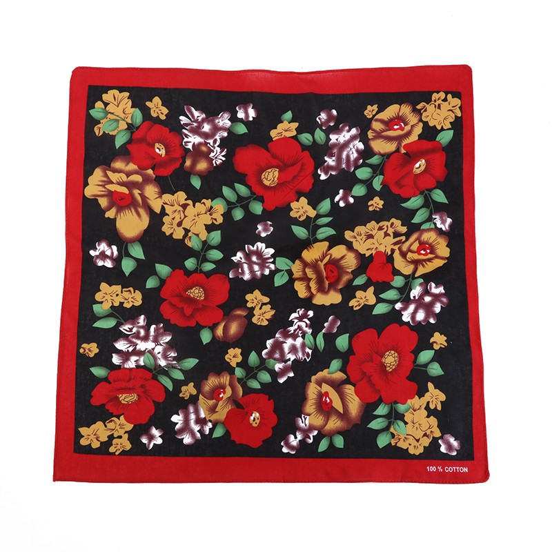 Hao Hao Headscarf Manufacturers Directly For Europe And The United States Men And Women Outdoor Sports Headscarf Hip-Hop All Cotton Square Wholesale Magic Headscarf undefined