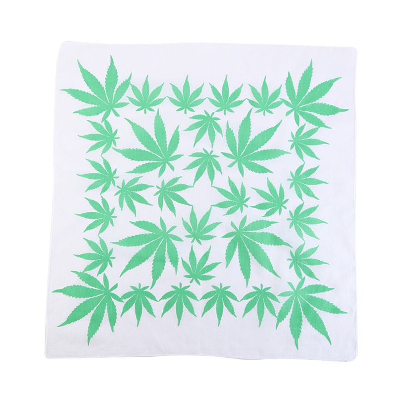 Hao Hao Headscarf Manufacturers Directly For Europe And The United States Men And Women Outdoor Sports Headscarf Hip-Hop Hip-Hop Cotton Maple Leaf Square Wholesale Magic Headscarf undefined