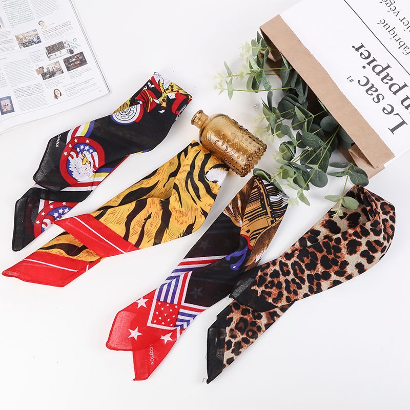 Hao Hao Headscarf Manufacturers Directly For Europe And The United States Outdoor Sports Headscarf Hip-Hop Square Wholesale Magic Cotton Animal Pattern Headscarf Application Scenario