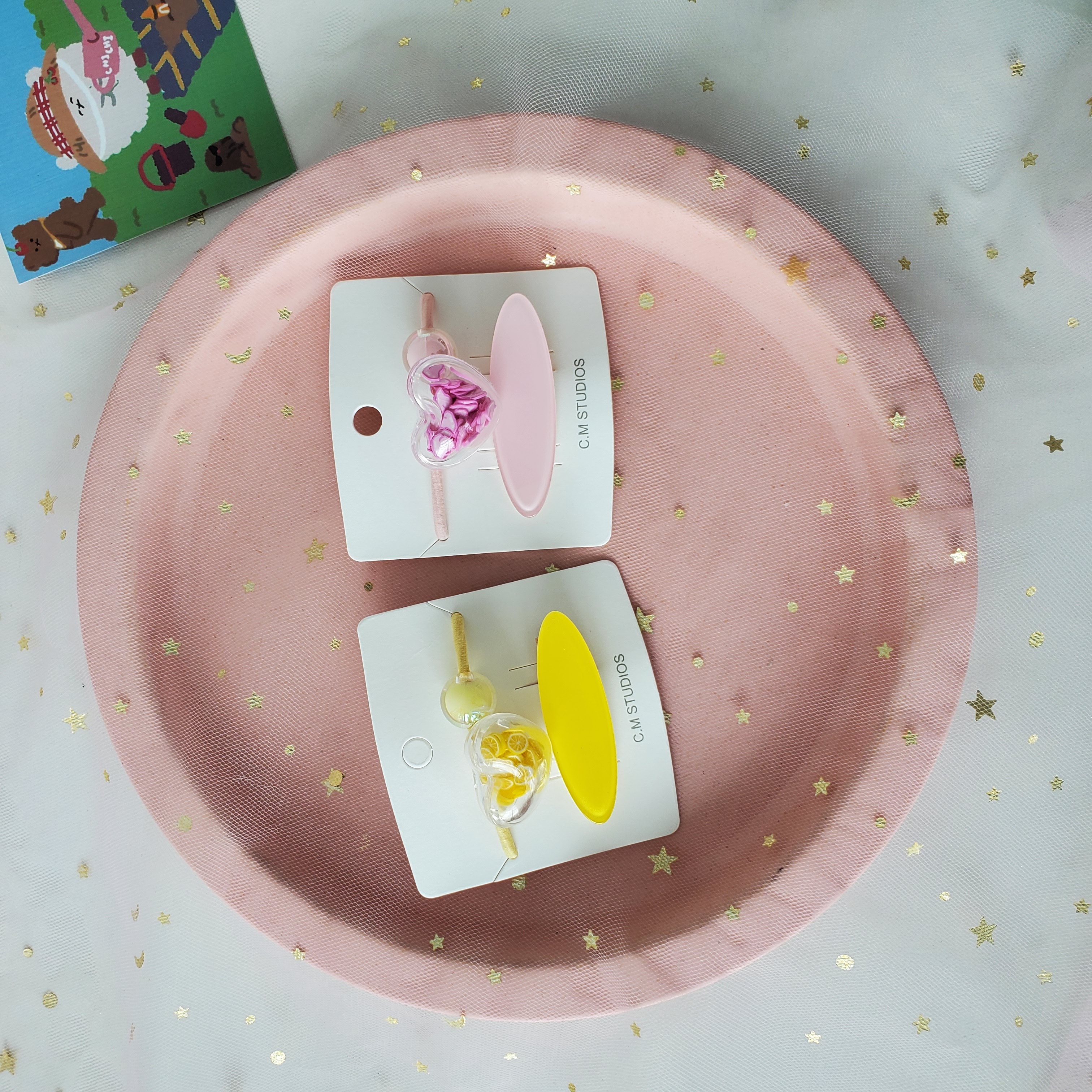 Yiwu's best-selling InS-style Korean-style hair clips and hair accessories are sold directly by the manufacturer. A set of 2 clips detail image 7